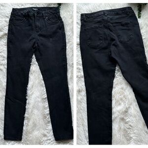 d. jeans Black Skinny Leg Ankle Cropped Jeans Size 6
